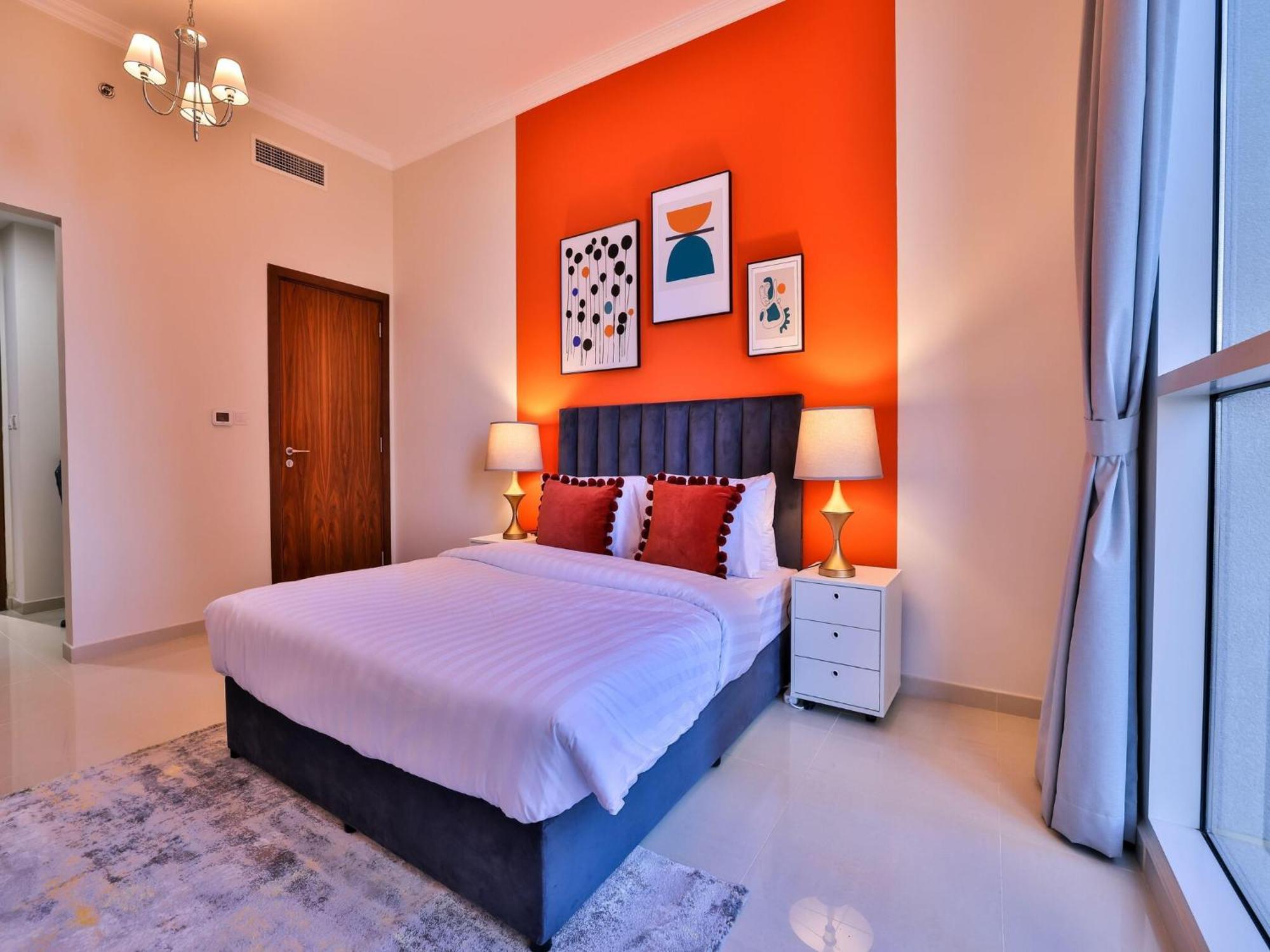 Luxe Apartments Near Dubai Mall Burj Khalifa Pool Gym Parking Ngoại thất bức ảnh