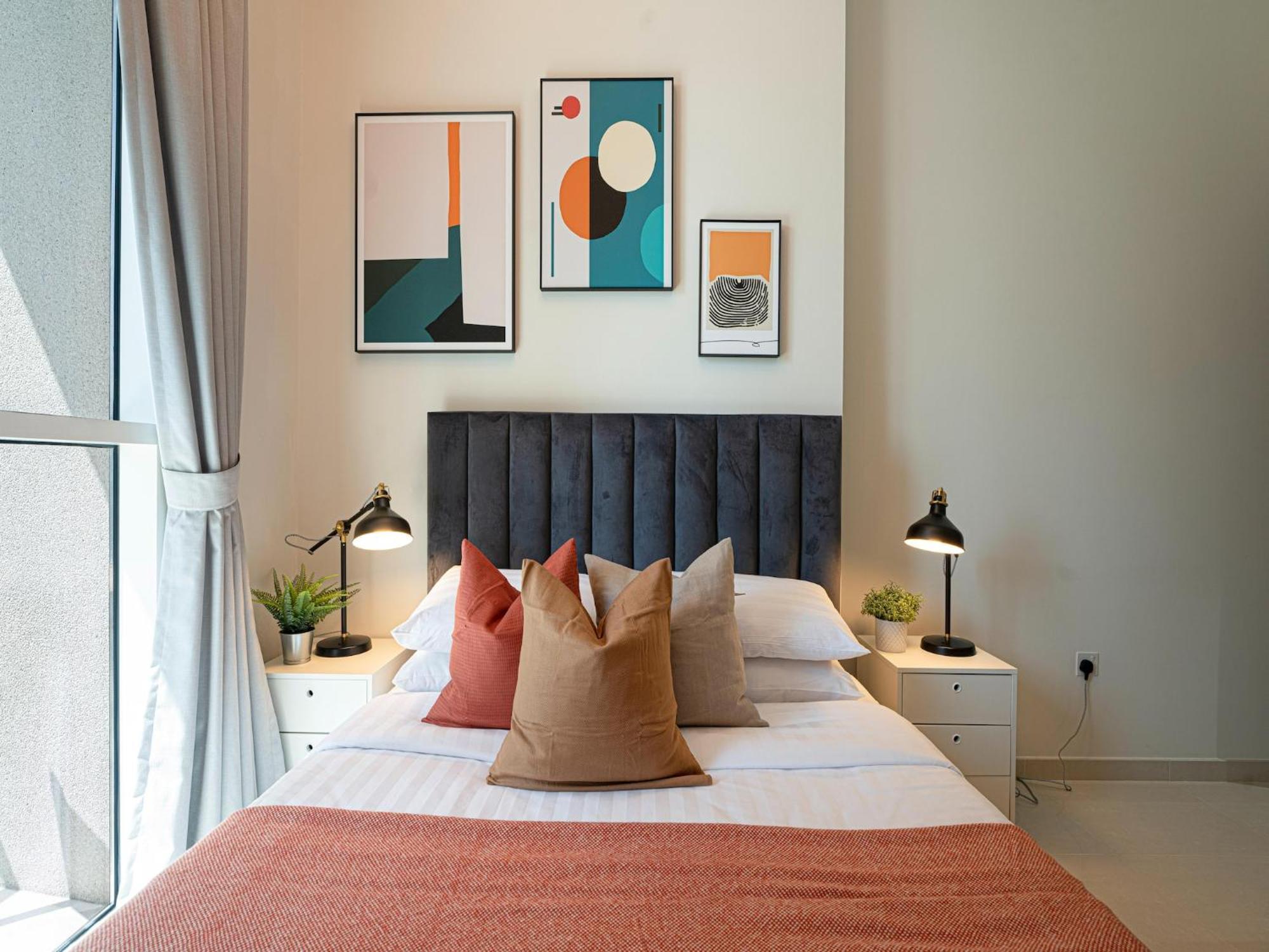 Luxe Apartments Near Dubai Mall Burj Khalifa Pool Gym Parking Ngoại thất bức ảnh
