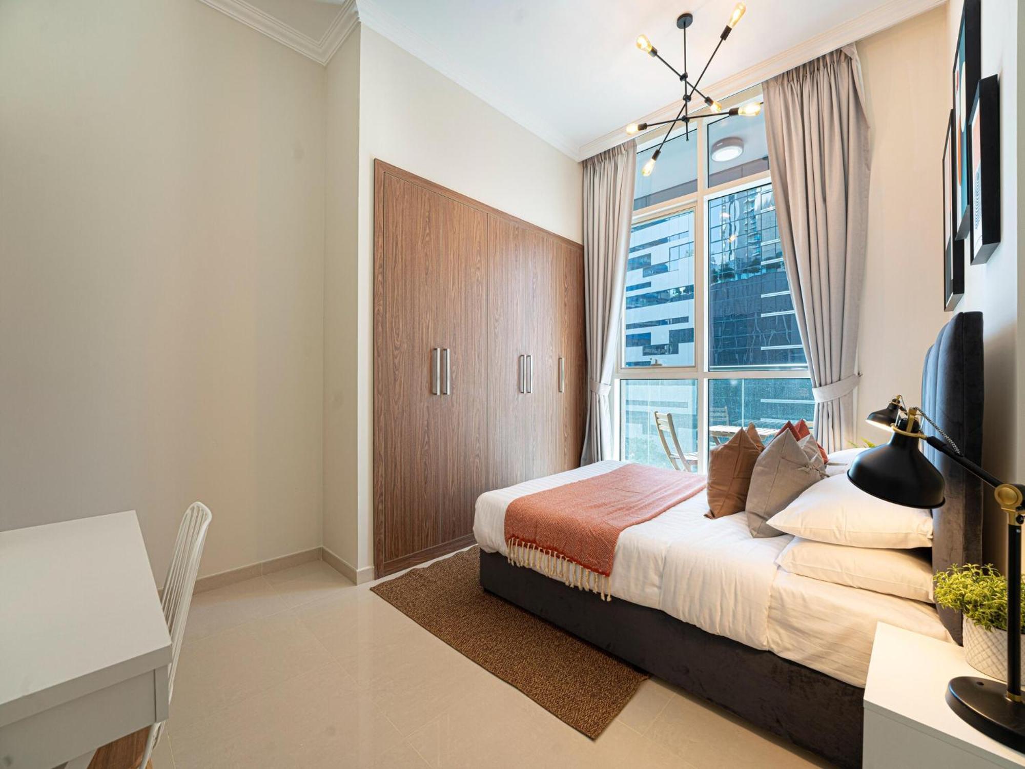 Luxe Apartments Near Dubai Mall Burj Khalifa Pool Gym Parking Ngoại thất bức ảnh