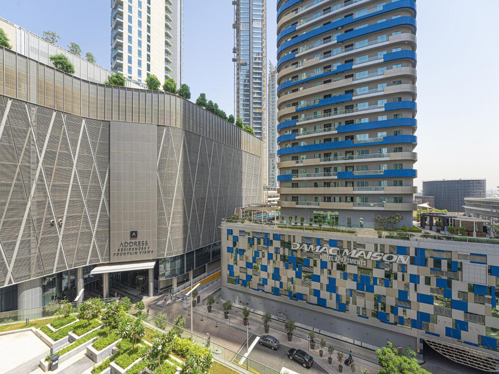 Luxe Apartments Near Dubai Mall Burj Khalifa Pool Gym Parking Ngoại thất bức ảnh